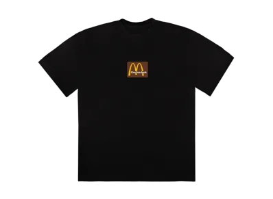 Travis Scott Cactus Jack x McDonald's Sesame Inv T-Shirt "Black Brown"