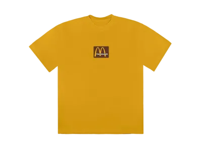 Travis Scott Cactus Jack x McDonald's Sesame Inv II T-Shirt "Gold"