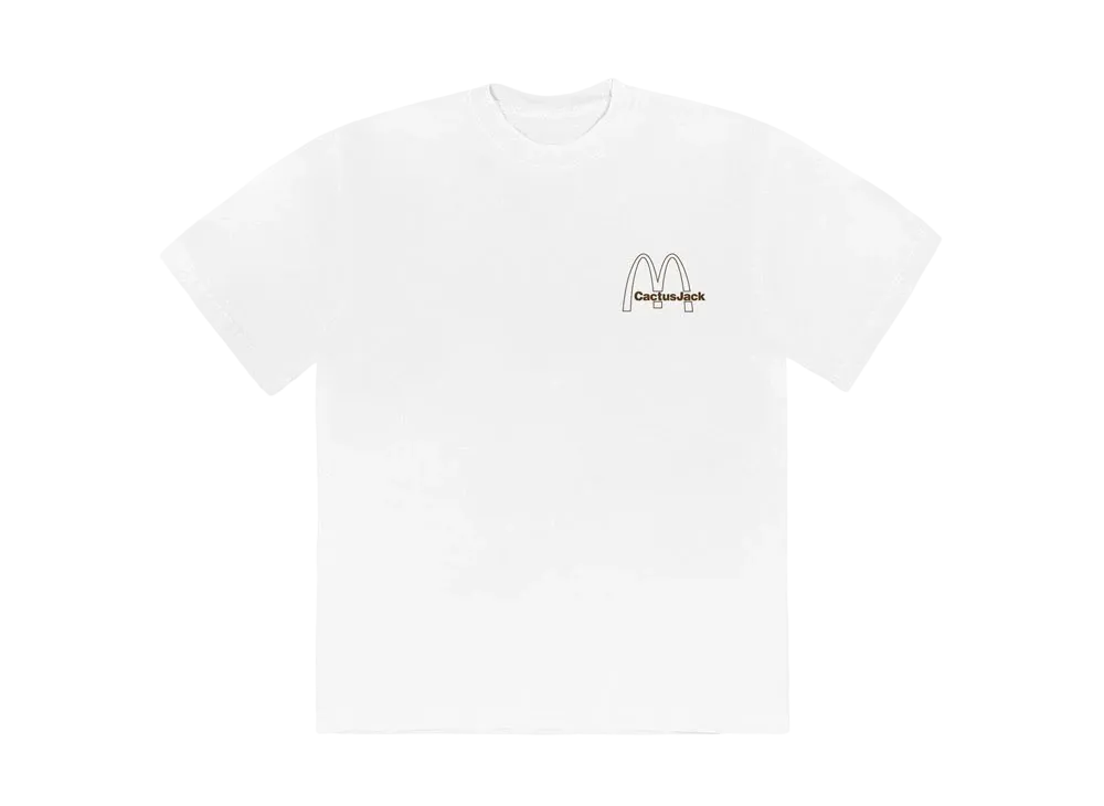 Travis Scott Cactus Jack x McDonald's Vintage Action T-Shirt "White"