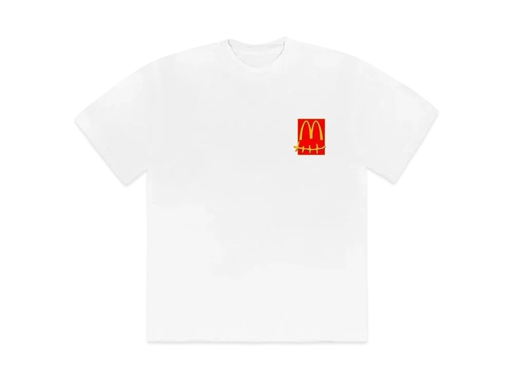 Travis Scott Cactus Jack x McDonald's Action Figure Series T-Shirt "White"