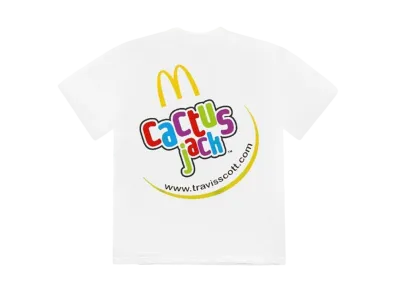 Travis Scott Cactus Jack x McDonald's Cj Smile T-Shirt "White"