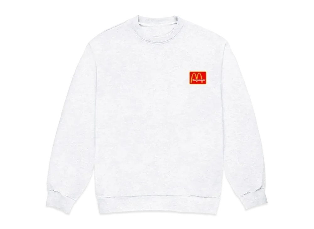 Travis Scott Cactus Jack x McDonald's Staff Crewneck "White Red"