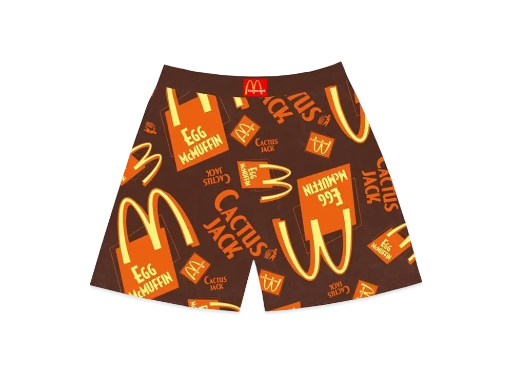 Travis Scott Cactus Jack x McDonald's Cactus Jack Breakfast Boxers "Brown"