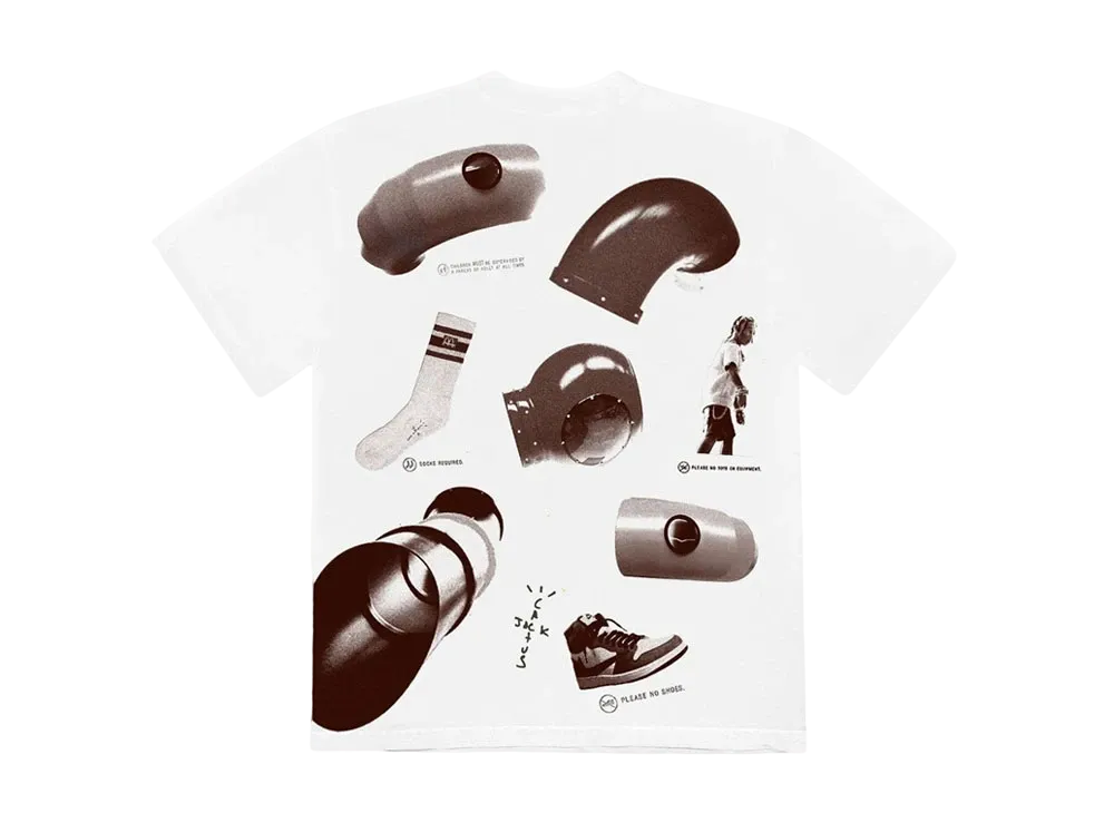 トラヴィススコット カクタスジャック ルールズ Tシャツ "ホワイト"