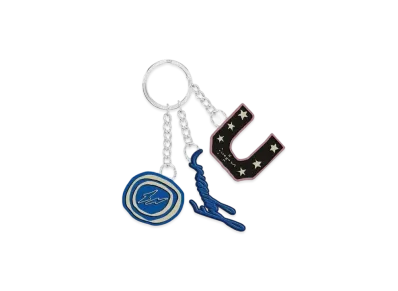 Travis Scott Cactus Jack For Fragment 3 Charm Keychain "Blue"