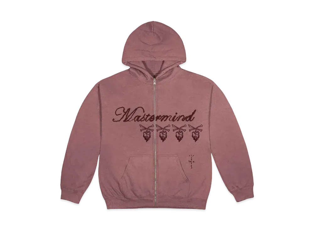 Travis Scott Cactus Jack For Mastermind Skull Zip Up "Pink"