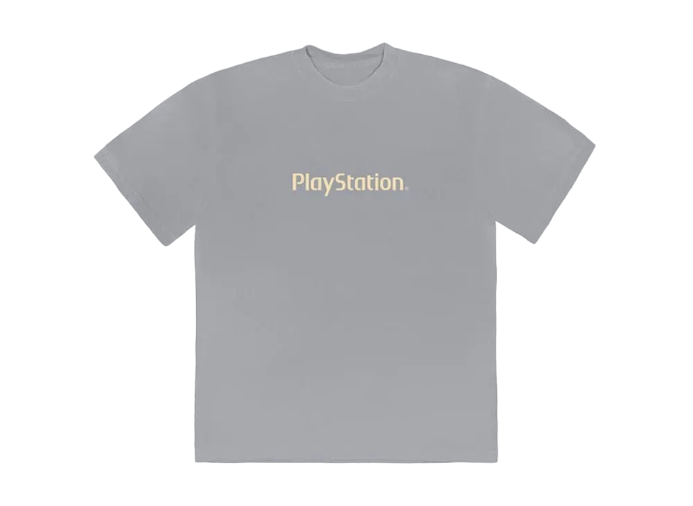 トラヴィススコット カクタスジャック マザーボード ロゴ III Tシャツ "グレー"