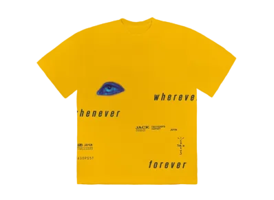 Travis Scott Cactus Jack Digital Eye I T-Shirt "Yellow"