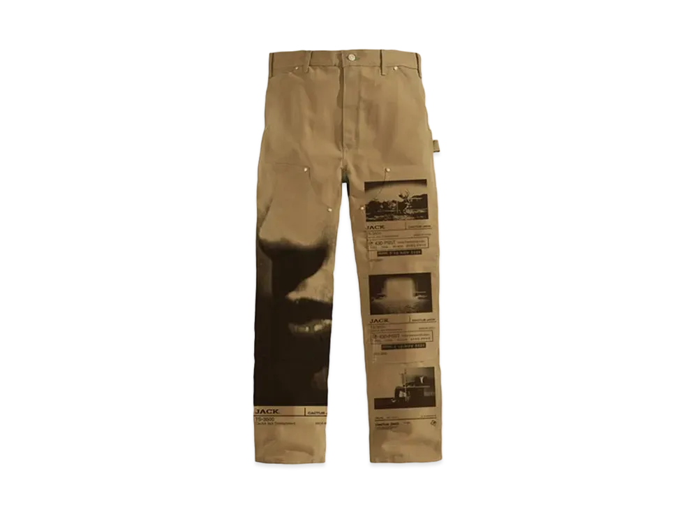 トラヴィススコット カクタスジャック システム ワーク パンツ "タン"