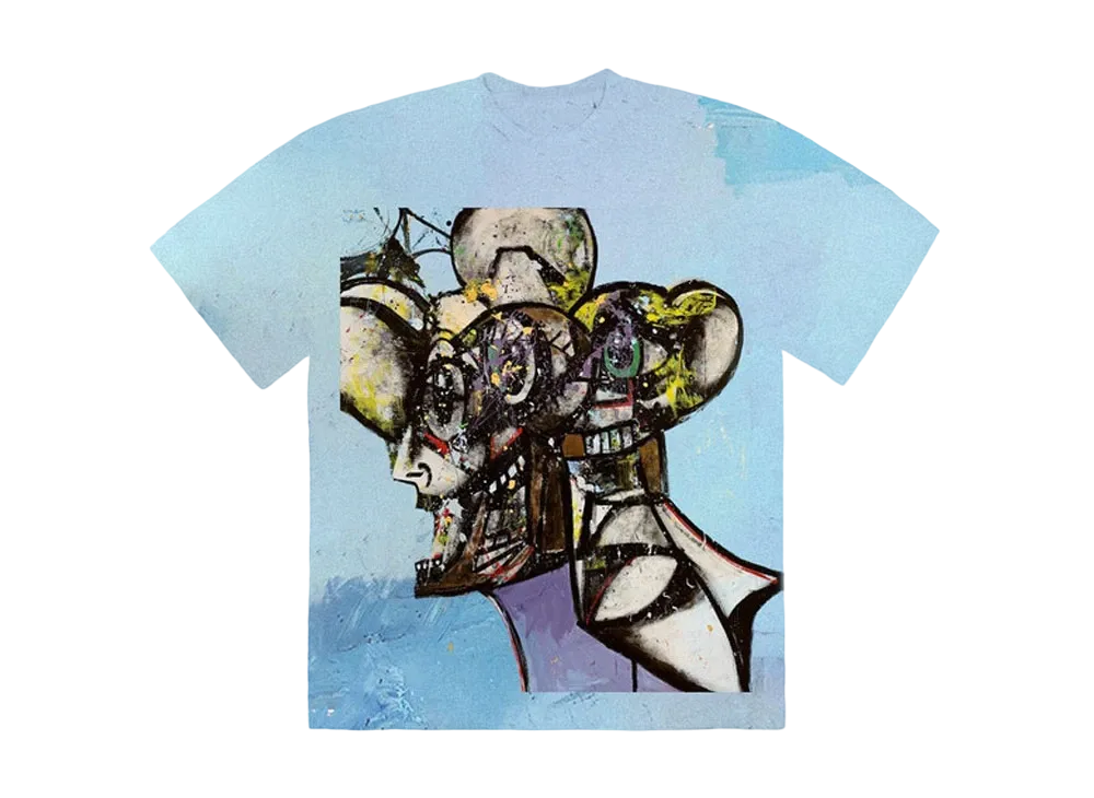 Travis Scott Cactus Jack Portrait of Travis Tie Dye T-Shirt "Multi"