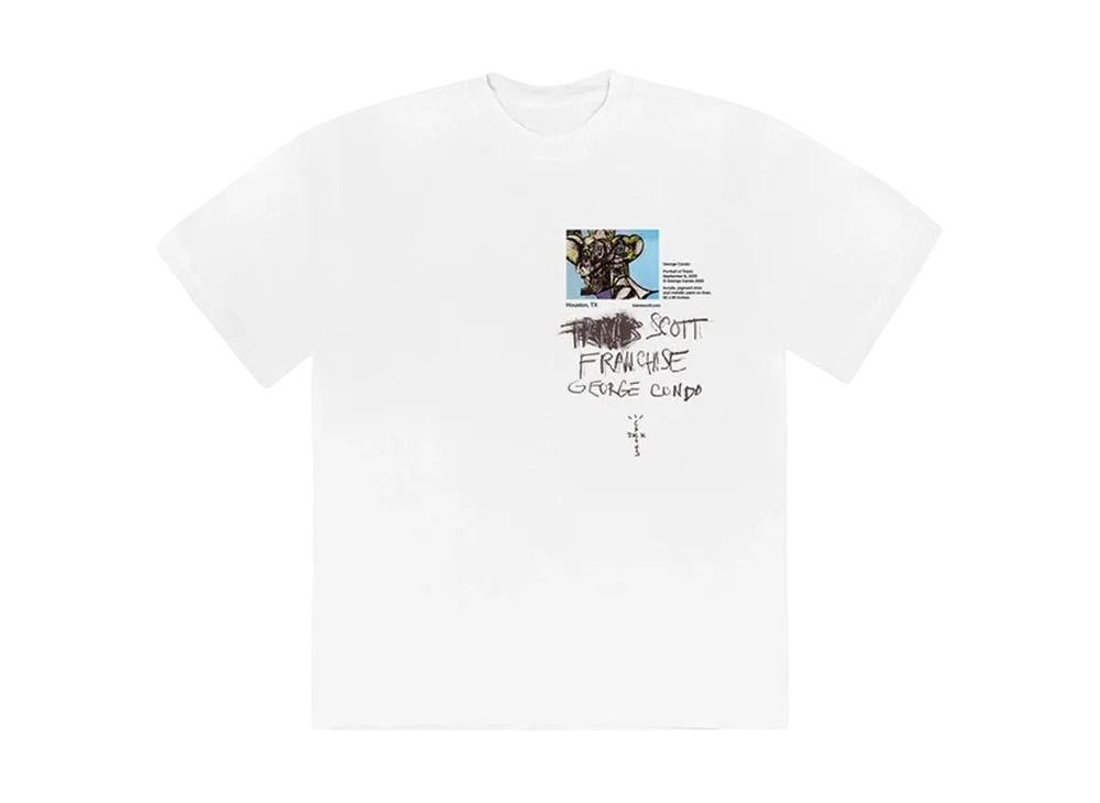 Travis Scott Cactus Jack Portrait of Travis WIP T-Shirt "White"