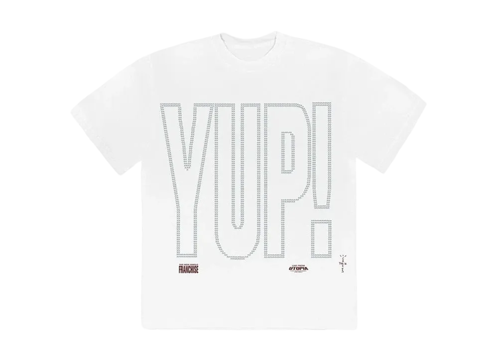 トラヴィススコット カクタスジャック YUP! Tシャツ "ホワイト"