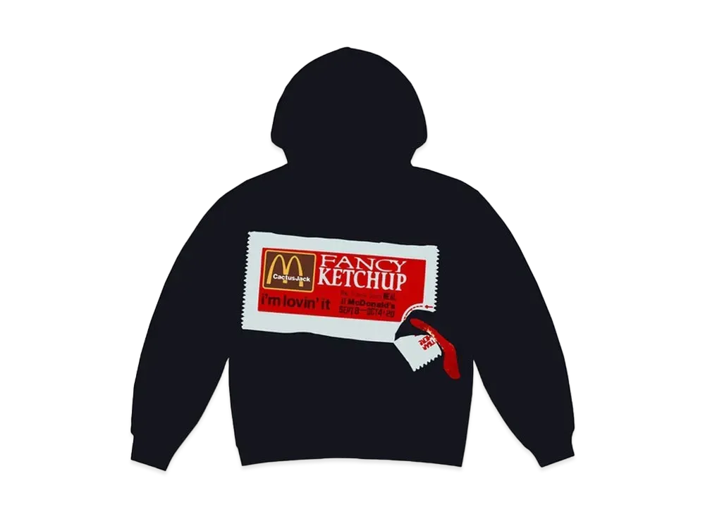 Travis Scott Cactus Jack x CPFM 4 CJ Ketchup Hoodie "Black"