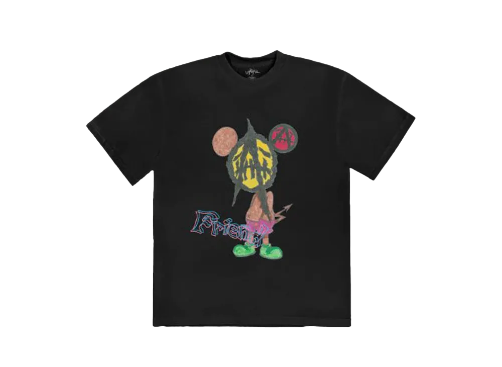 Travis Scott Utopia x SAINT Mxxxxxx Tee 2B "Black"