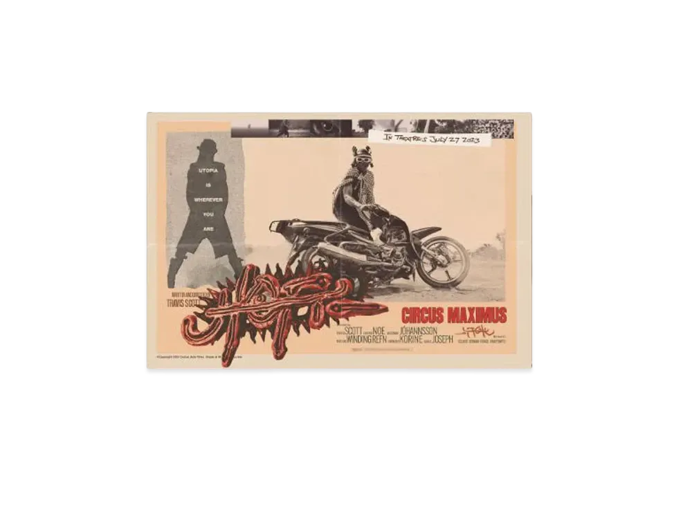 Travis Scott Circus Maximus Movie Poster I "Multi"