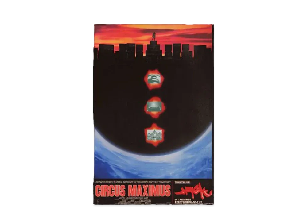 Travis Scott Circus Maximus Movie Poster III "Multi"
