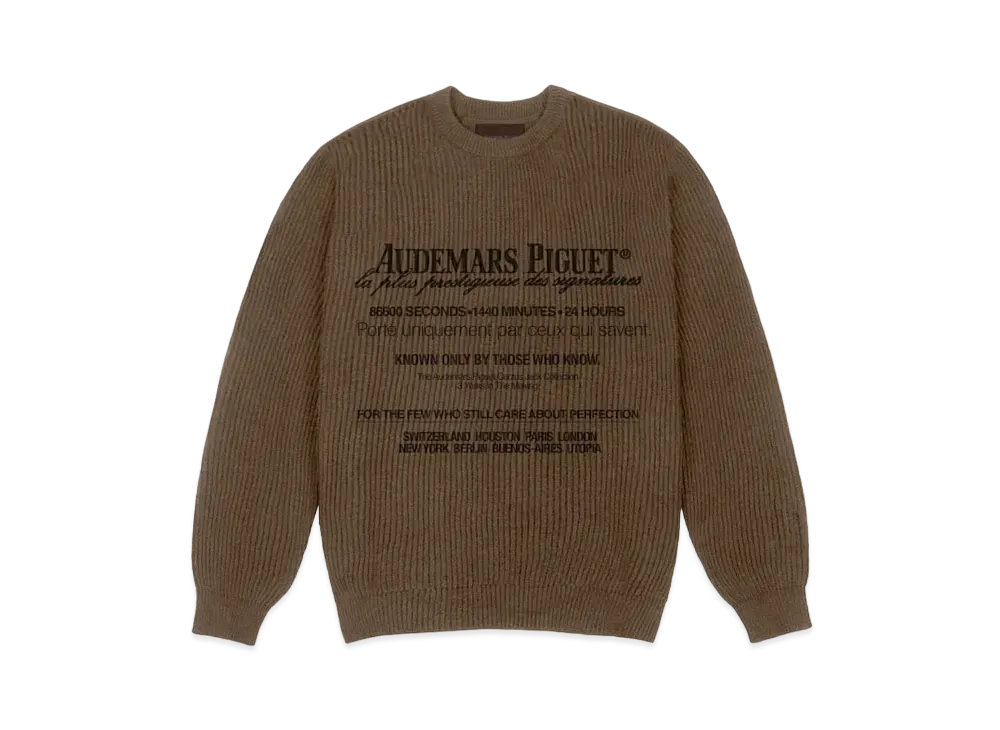 Travis Scott Cactus Jack x AP Knitted Sweater "Brown"
