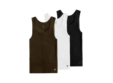 Travis Scott Cactus Jack x AP Logo 3-Pack Tank "Multi"