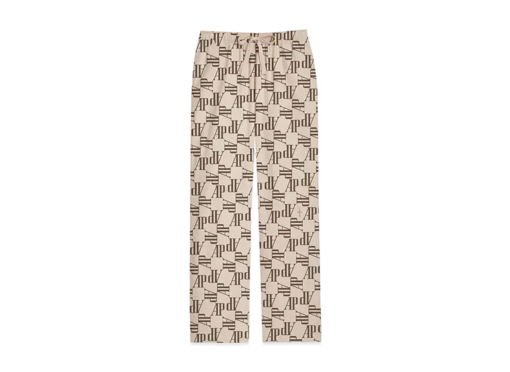 Travis Scott Cactus Jack x AP Logo Silk Pajama Pants Ii "Ivory"