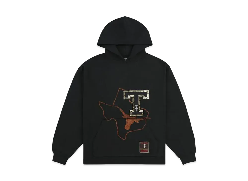 Travis Scott x M&N x University Of Texas Hoodie "Black"