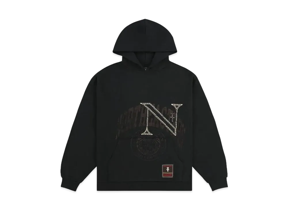 Travis Scott x M&N x Northeastern University Hoodie "Black"