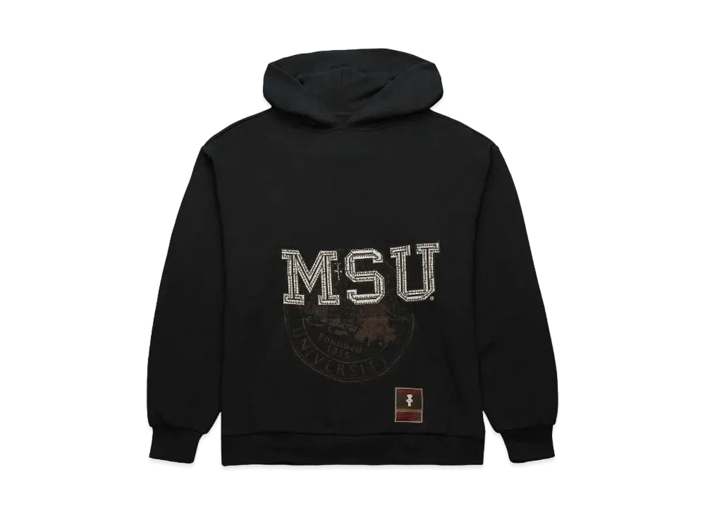 Travis Scott x M&N x Michigan State University Hoodie "Black"