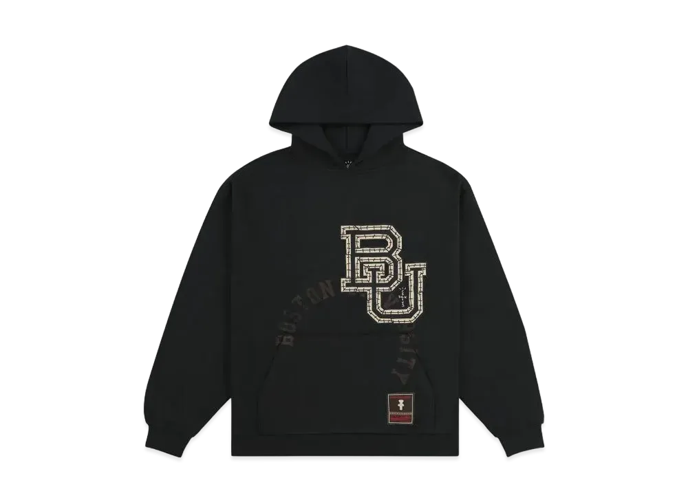 Travis Scott x M&N x Boston University Hoodie "Black"