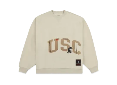 Travis Scott x M&N x USC Crewneck "Ivory"