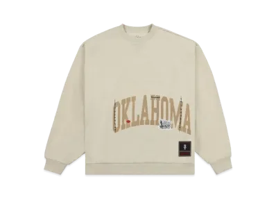 Travis Scott x M&N x University Of Oklahoma Crewneck "Ivory"