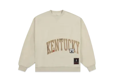Travis Scott x M&N x University Of KentUCky Crewneck "Ivory"