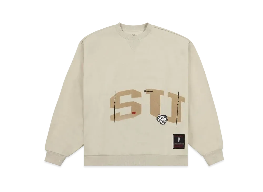 Travis Scott x M&N x Southern University Crewneck "Ivory"