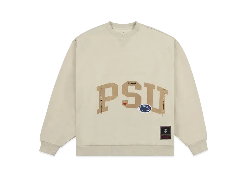 Travis Scott x M&N x Penn State University Crewneck "Ivory"