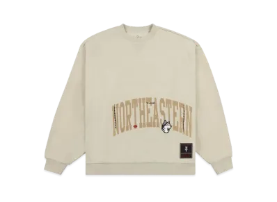 Travis Scott x M&N x Northeastern University Crewneck "Ivory"