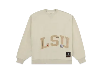 Travis Scott x M&N x LSU Crewneck "Ivory"