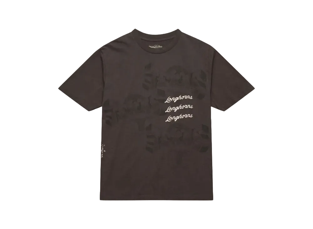 Travis Scott x M&N x University Of Texas Seal Tee "Brown"