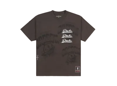 Travis Scott x M&N x University Of Oregon Seal Tee "Brown"