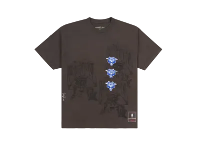 Travis Scott x M&N x University Of KentUCky Seal Tee "Brown"