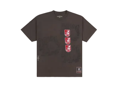 Travis Scott x M&N x University Of Alabama Seal Tee "Brown"