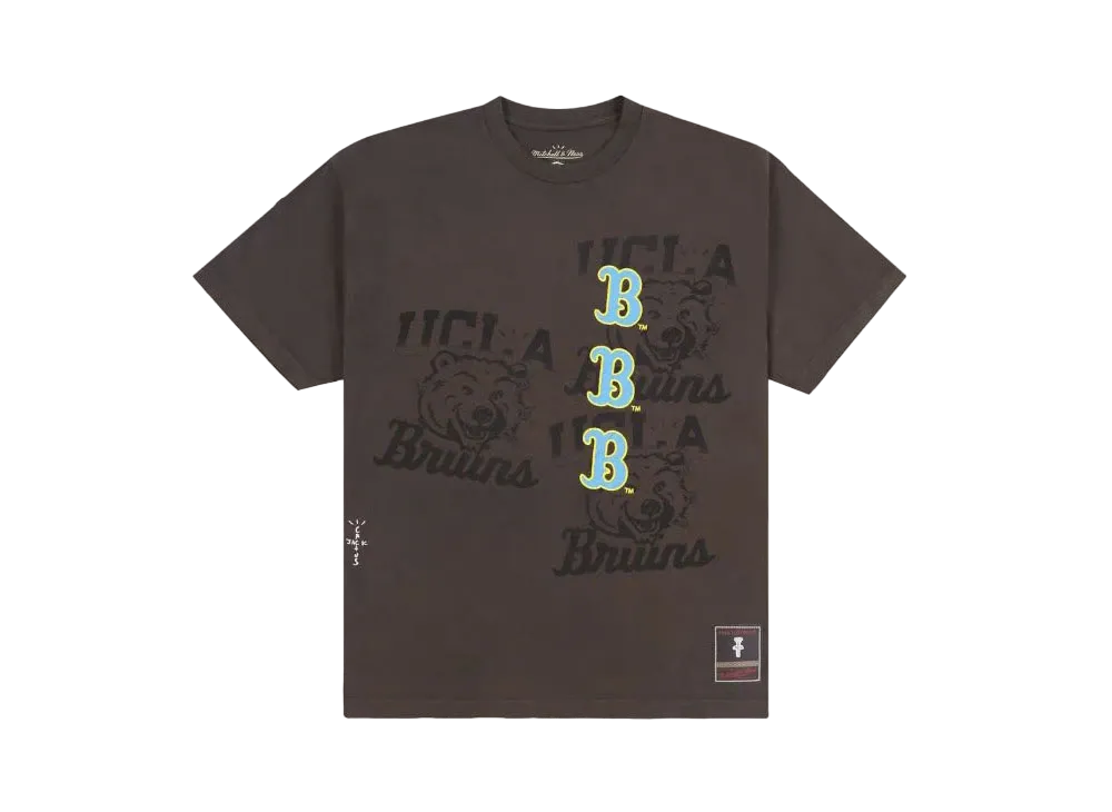 Travis Scott x M&N x UCLA Seal Tee "Brown"