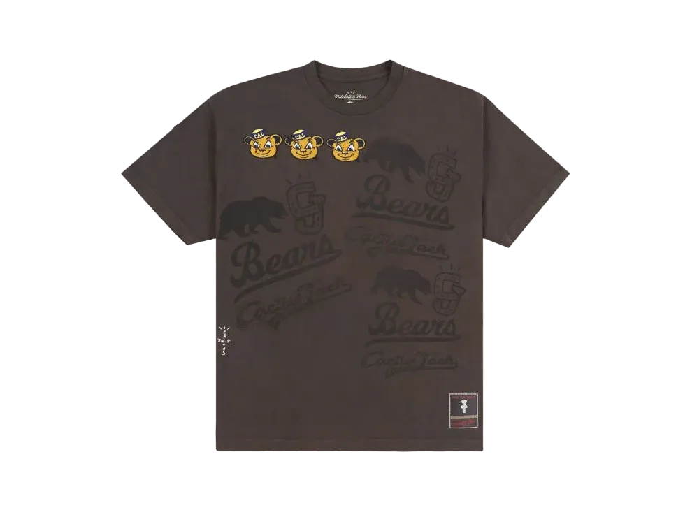 Travis Scott x M&N x UC Berkeley Seal Tee "Brown"