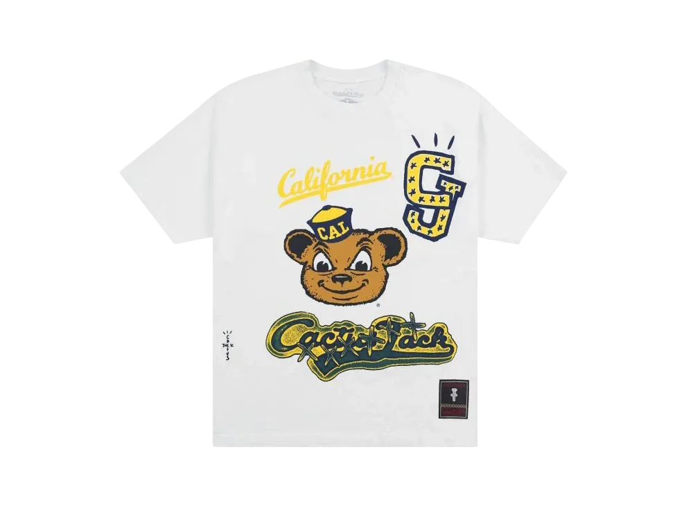 Travis Scott x M&N x UC Berkeley Handdrawn Tee "White"