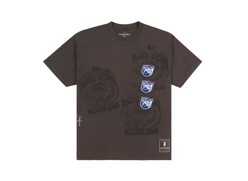 Travis Scott x M&N x Penn State University Seal Tee "Brown"