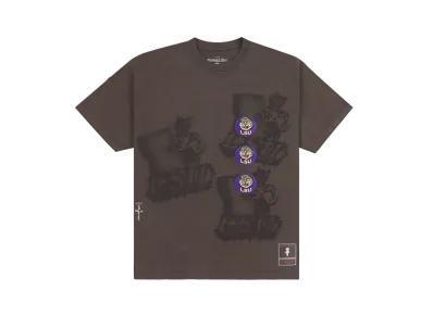 Travis Scott x M&N x LSU Seal Tee "Brown"