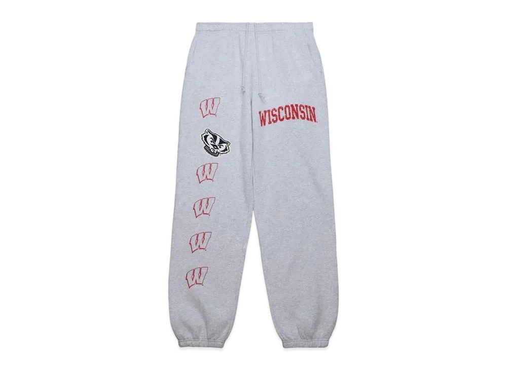 Travis Scott x M&N x University Of Wisconsin Sweats "Grey"
