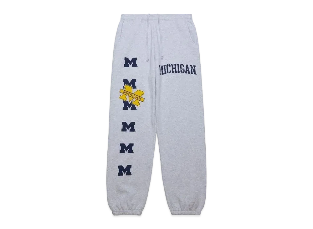 Travis Scott x M&N x University Of Michigan Sweats "Grey"