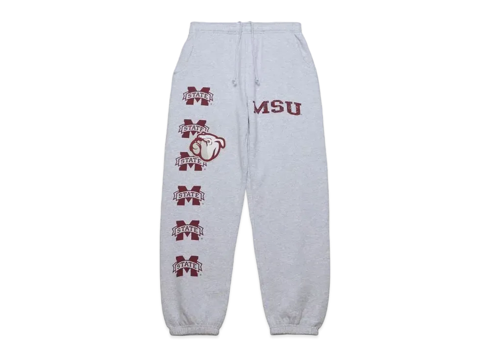 Travis Scott x M&N x Mississippi State University Sweats "Grey"