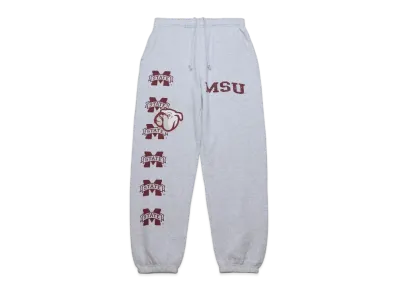 Travis Scott x M&N x Mississippi State University Sweats "Grey"