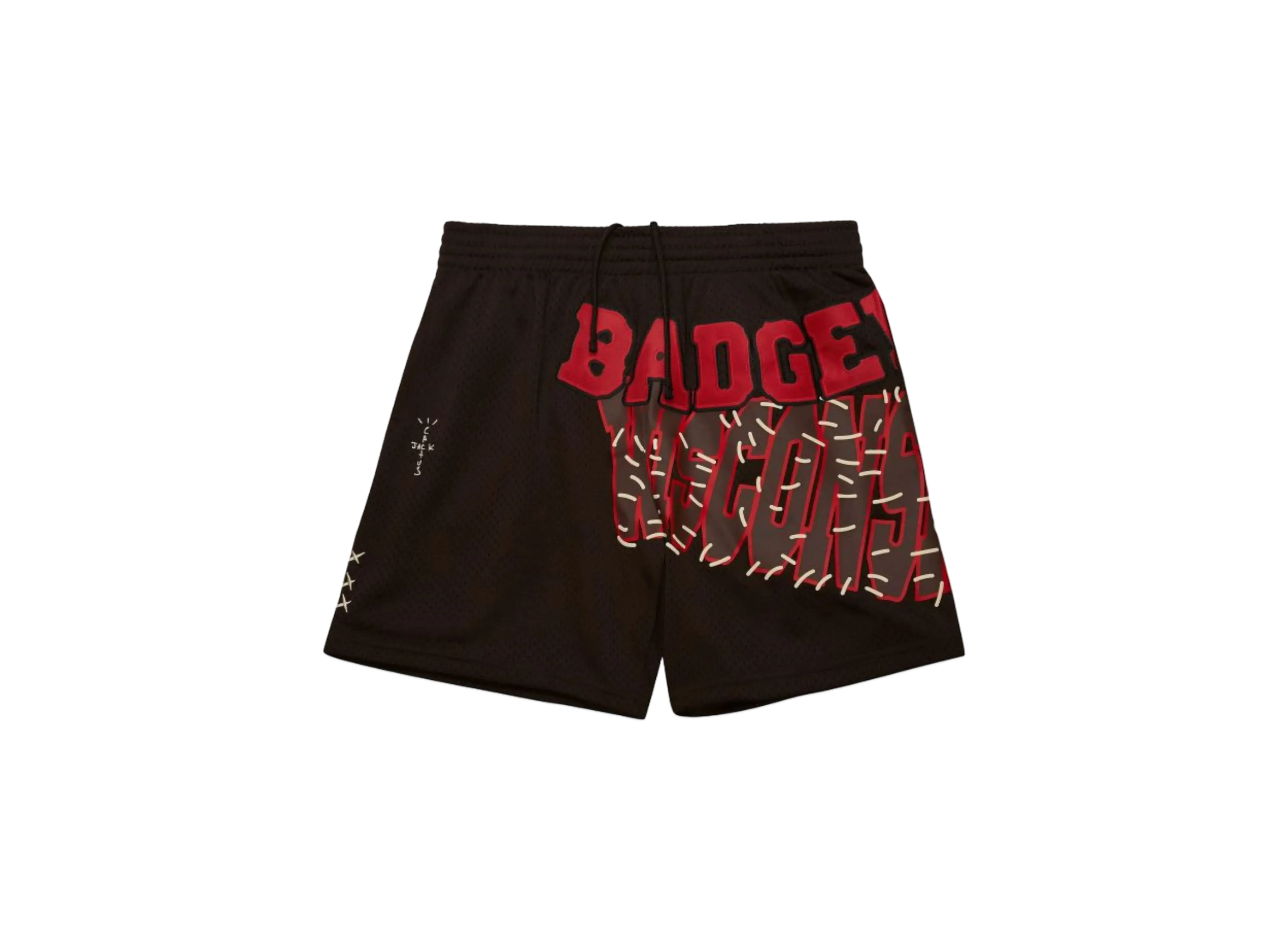 Travis Scott x M&N x University Of Wisconsin Shorts "Brown"