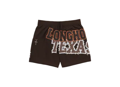 Travis Scott x M&N x University Of Texas Shorts "Brown"