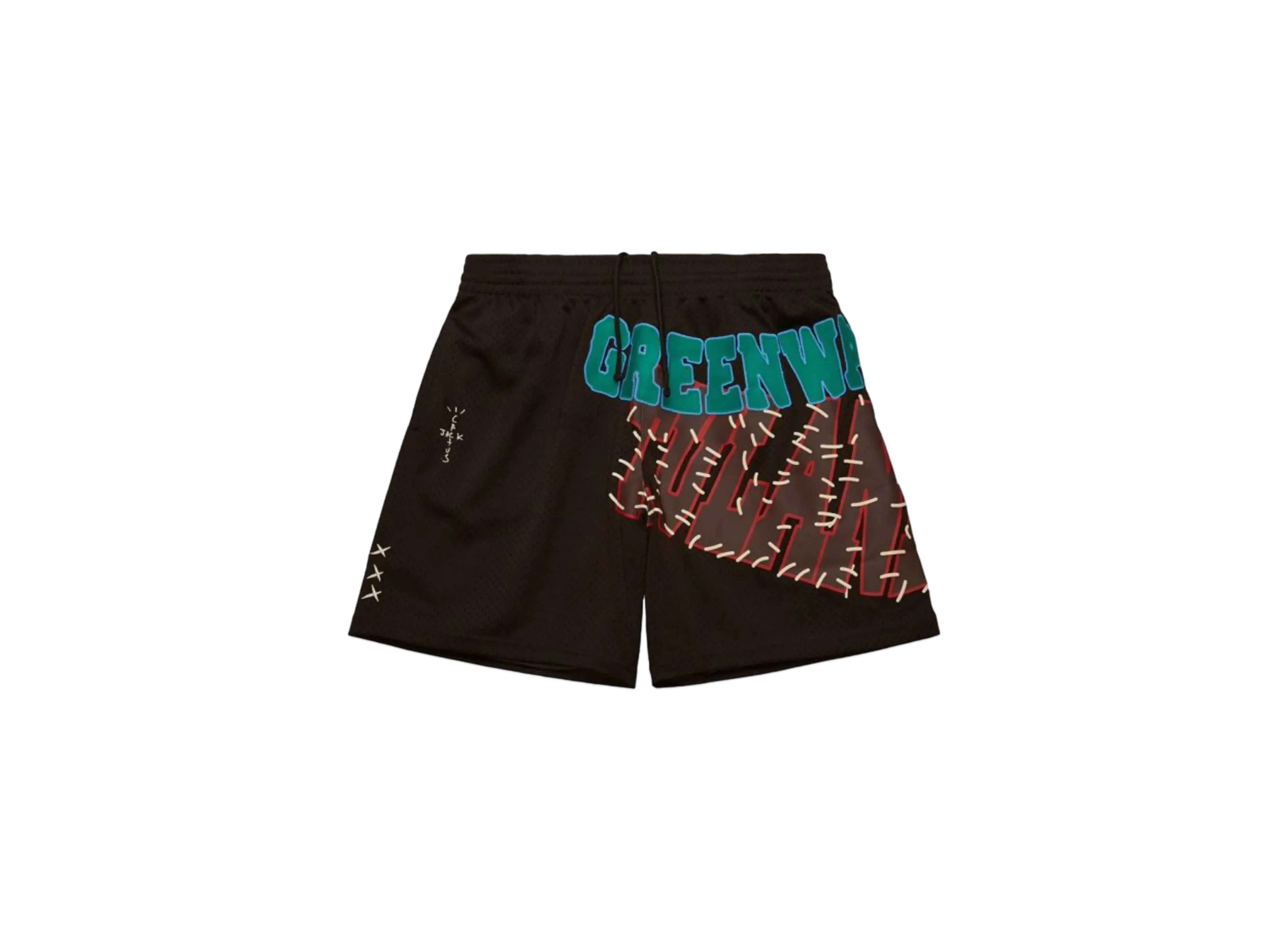 Travis Scott x M&N x Tulane University Shorts "Brown"